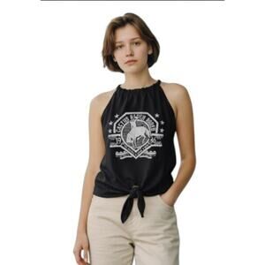 Rock & Roll Cowgirl "Rodeo" Tank Black Womens Size XL